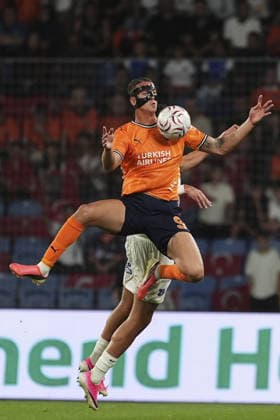 Basaksehir v Inter Turku - UEFA Conference League ISTANBUL, TURKIYE - JULY 22: Bertug Yildirim (91) of Istanbul Basaksehir in action during the first leg match of the UEFA Conference League second qualifying round at Basaksehir Fatih Terim Stadium in Istanbul, Turkiye on July 22, 2026. Bunyamin Celik Anadolu Istanbul Turkey. Editorial use only. Please get in touch for any other usage.  Copyright: x2026xAnadoluxBunyaminxCelikx