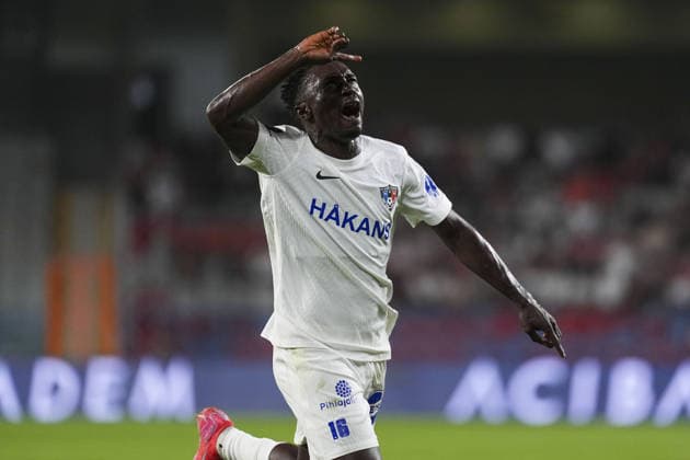 Basaksehir v Inter Turku - UEFA Conference League ISTANBUL, TURKIYE - JULY 22: Clinton Jephta (16) of Inter Turku celebrates after scoring a goal during the first leg match of the UEFA Conference League second qualifying round at Basaksehir Fatih Terim Stadium in Istanbul, Turkiye on July 22, 2026. Bunyamin Celik Anadolu Istanbul Turkey. Editorial use only. Please get in touch for any other usage.  Copyright: x2026xAnadoluxBunyaminxCelikx