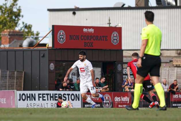 Ivica Batarelo seen during UEFA Conference League qualifying game between teams of Bohemians FC and FC Ballkani (Maria Eduarda Lopes Ball Raw Images) Dublin Dalymount Park Ireland Copyright: xMariaxEduardaxLopesx mariaeduarda_bohemians_fcballkani_2627_2-8