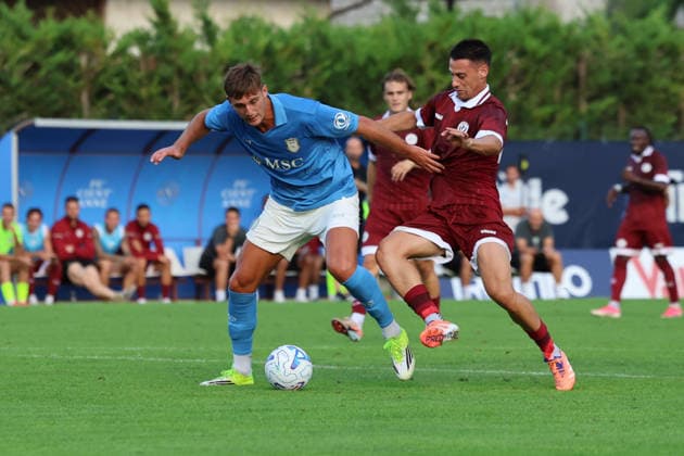 Football, friendly match, SSC Napoli v SS Arezzo
