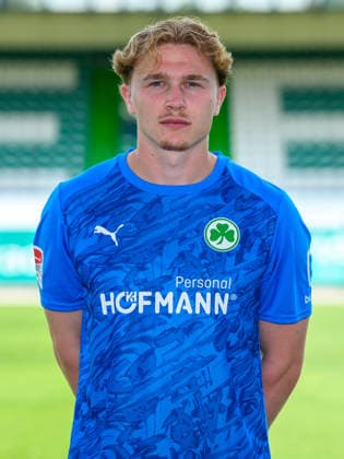 22.07.2026 - SpVgg Greuther Fürth ( Kleeblatt Spielvereinigung ) - 2. BL Fussball Bundesliga - Saison 2026 2027 - Fototermin Porträttermin Vorstellung Präsentation Pressetermin - - Einzelbild Einzelfoto Portrait Porträt Kopfbild - Silas Prüfrock (43, SpVgg Greuther Fürth ) *** July 22, 2026 SpVgg Greuther Fürth Kleeblatt Spielvereinigung 2nd Division Soccer Bundesliga 2026–2027 Season Photo Shoot Portrait Session Introduction Presentation Press Event Single Image Individual Photo Portrait Headshot Silas Prüfrock 43, SpVgg Greuther Fürth