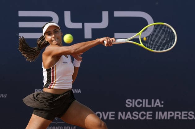 37th WTA, Tennis Damen Palermo Ladies Open 2026 Jennifer Ruggeri of Italy plays during the 37th Palermo Ladies Open WTA 125 in Palermo, Italy, on July 22, 2026. Palermo Italy  Copyright: xGabrielexMaricchiolox originalFilename:maricchiolo-37thwtap260722_npf8H.jpg
