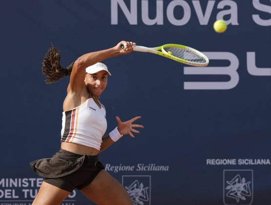 37th WTA, Tennis Damen Palermo Ladies Open 2026 Jennifer Ruggeri of Italy plays during the 37th Palermo Ladies Open WTA 125 in Palermo, Italy, on July 22, 2026. Palermo Italy  Copyright: xGabrielexMaricchiolox originalFilename:maricchiolo-37thwtap260722_npybN.jpg