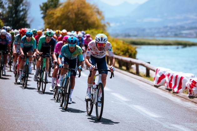 TOUR DE FRANCE ETAPE 17 CHAMBERY VOIRON PHOTOPQR LE DAUPHINE Louise RAYMOND ; Chambéry ; 22 07 2026 ; Chambéry (Savoie) le 22 juillet 2026. TOUR DE FRANCE étape 17 Chambéry - Voiron. Photo: Le Dauphiné Libéré Louise Raymond The 2026 Tour de France will be the 113th edition of the Tour de France cycling race and will take place from July 4 to 26, 2026. Chambéry Savoie Rhône-Alpes France  Copyright: xPHOTOPQR LExDAUPHINE MAXPPPxLouisexRAYMONDx 20260722JDL4418 20260722JDL4418
