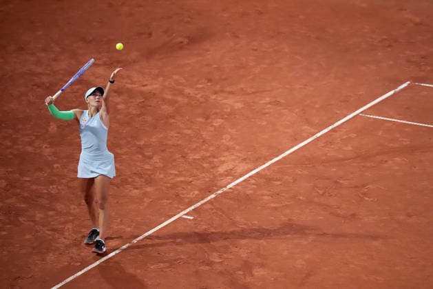 MSC Hamburg Ladies Open - Day 3 Julia Stusek of Germany plays during her Round of 16 match against fifth seed Tamara Korpatsch of Germany at the 2026 MSC Hamburg Ladies Open Women s tennis tournament at Am Rothenbaum in Hamburg, Germany. Hamburg Hamburg Germany  Copyright: xOwenxHammondx originalFilename:hammond-2026msch260722_npfLP.jpg