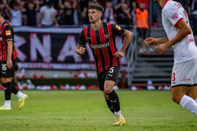 Roman Begala seen during UEFA Conference League qualifying game between teams of Spartak Trnava and CSKA 1948 Sofia (Matej Sagan Ball Raw Images) Trnava Anton Malatinsky Stadium Slovakia Copyright: xMatejxSaganx DSC08818