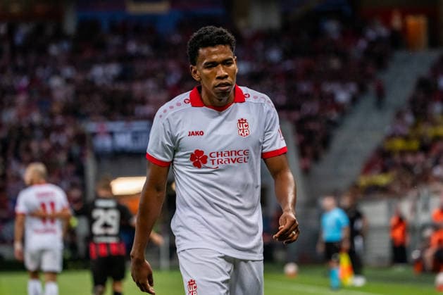 Diego Medina seen during UEFA Conference League qualifying game between teams of Spartak Trnava and CSKA 1948 Sofia (Matej Sagan Ball Raw Images) Trnava Anton Malatinsky Stadium Slovakia Copyright: xMatejxSaganx DSC09422