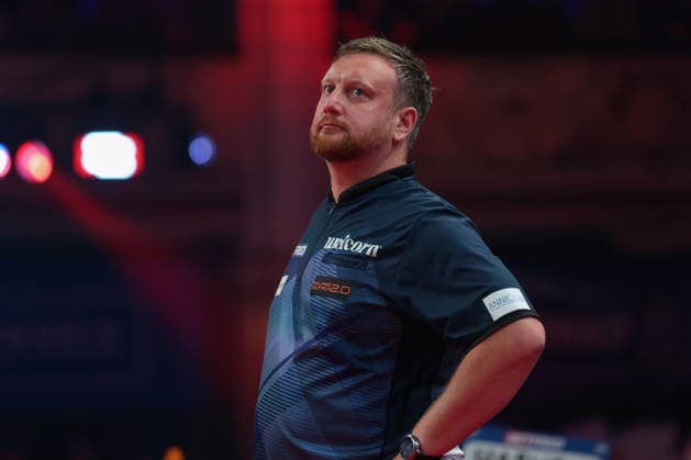 RECORD DATE NOT STATED 22nd July 2026, Winter Gardens, Blackpool, Lancashire, England; 2026 Betfred World Matchplay Darts, Day Five; Cameron Menzies AidanxHunter