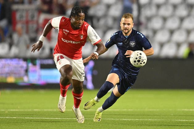 ZELEZNICAR PANCEVO vs BRAGA BRIGHT ARREY MBI football Zeleznicar Pancevo vs Braga UEFA Conference league qualifications match at SC Mladost stadium, Pancevo 22.07.2026 Foto: FOOTBALL, UEFA CONFERENCE LEAGUE, ZELEZNICAR PANCEVO, BRAGA, QUALIFICATIONS Pancevo SC Mladost stadium Serbia Copyright: xMarkoxMetlas xMNxPressx