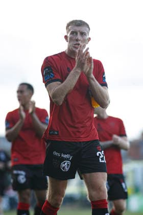 Sam Todd seen during UEFA Conference League qualifying game between teams of Bohemians FC and FC Ballkani (Maria Eduarda Lopes Ball Raw Images) Dublin Dalymount Park Ireland Copyright: xMariaxEduardaxLopesx mariaeduarda_bohemians_fcballkani_2627_3-38
