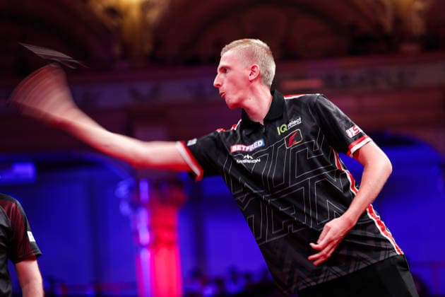 Betfred World Matchplay Wessel Nijman in action during Round Two of the 2026 Betfred World Matchplay at Winter Gardens, Blackpool 22 07 2026 UK Newspapers OUT Copyright: xMaxxTomlinsonx FIL-23648-0008