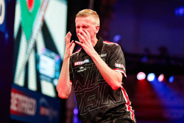 Betfred World Matchplay Wessel Nijman looks dejected during Round Two of the 2026 Betfred World Matchplay at Winter Gardens, Blackpool 22 07 2026 UK Newspapers OUT Copyright: xMaxxTomlinsonx FIL-23648-0013