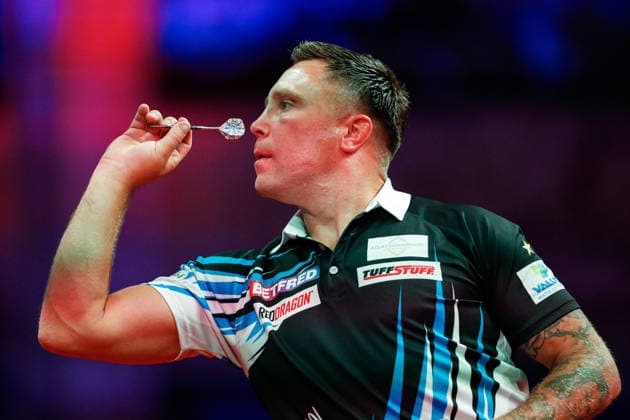 Betfred World Matchplay Gerwyn Price during Round Two of the 2026 Betfred World Matchplay at Winter Gardens, Blackpool 22 07 2026 UK Newspapers OUT Copyright: xMaxxTomlinsonx FIL-23648-0023