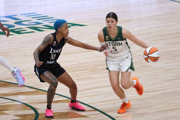 Basketball, Women's, WNBA, Seattle Storm v Minnesota Lynx