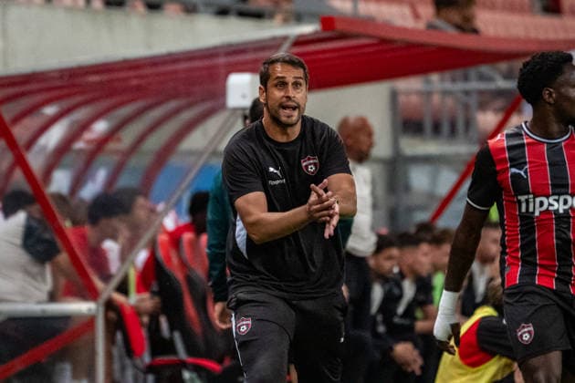 Antonio Munoz seen during UEFA Conference League qualifying game between teams of Spartak Trnava and CSKA 1948 Sofia (Matej Sagan Ball Raw Images) Trnava Anton Malatinsky Stadium Slovakia Copyright: xMatejxSaganx DSC00794