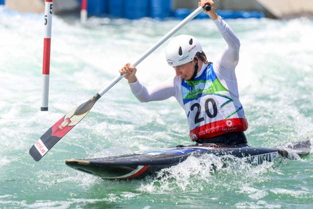 ICF Canoe Slalom World Championships Klaudia Zwolinska (POL during ICF Canoe Slalom World Championships in Oklahoma City, USA, on July 22, 2026 Oklahoma City USA  Copyright: xFotoxOlimpikx originalFilename:jastrzebowski-icfcanoe260722_npzl1.jpg