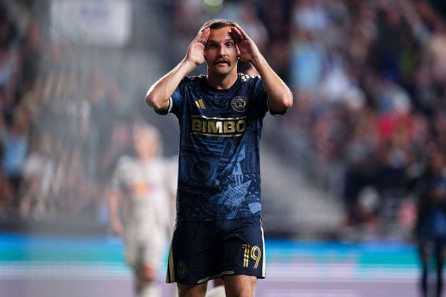 July 22, 2026: Philadelphia Union Midfielder Indiana Vassilev (19) celebrates a goal during the second half of an MLS, Fussball Herren, USA match against Red Bull New York at Subaru Park in Chester, Pennsylvania. CSM MLS 2026: Union Vs Red Bull JUL 22  - ZUMAc04_ 20260722_zma_c04_027 Copyright: xKylexRoddenx