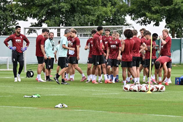 Football, Bundesliga 1, FC Augsburg, Training