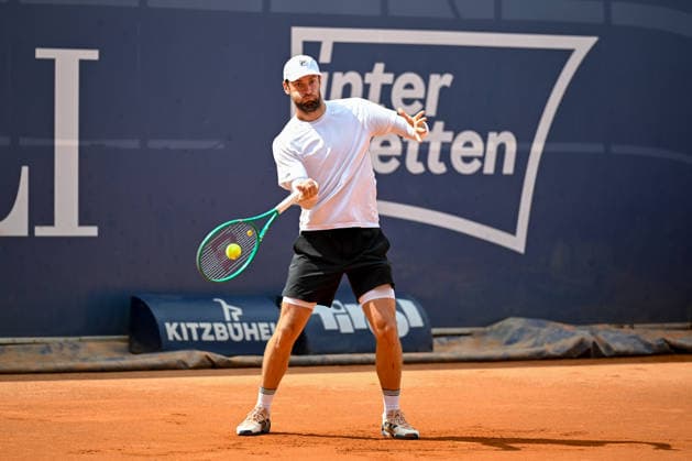 TENNIS - ATP, Tennis Herren Generali Open 2026 KITZBUEHEL,AUSTRIA,23.JUL.26 - TENNIS - ATP World Tour, Generali Open. Image shows Quentin Halys (FRA).  GEPAxpictures xDanielxSchoenherr