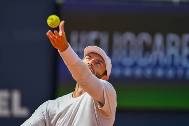 TENNIS - ATP, Tennis Herren Generali Open 2026 KITZBUEHEL,AUSTRIA,23.JUL.26 - TENNIS - ATP World Tour, Generali Open. Image shows Quentin Halys (FRA).  GEPAxpictures xDanielxSchoenherr