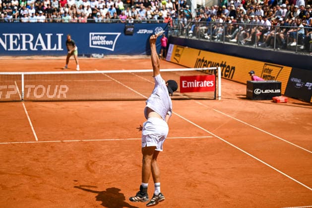 TENNIS - ATP, Tennis Herren Generali Open 2026 KITZBUEHEL,AUSTRIA,23.JUL.26 - TENNIS - ATP World Tour, Generali Open. Image shows Joel Schwaerzler (AUT).  GEPAxpictures xDanielxSchoenherr