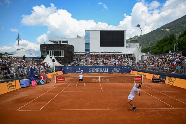 TENNIS - ATP, Tennis Herren Generali Open 2026 KITZBUEHEL,AUSTRIA,23.JUL.26 - TENNIS - ATP World Tour, Generali Open. Image shows an overview of the Grandstand.  GEPAxpictures xDanielxSchoenherr