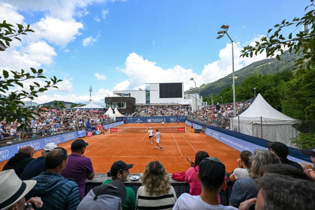 TENNIS - ATP, Tennis Herren Generali Open 2026 KITZBUEHEL,AUSTRIA,23.JUL.26 - TENNIS - ATP World Tour, Generali Open. Image shows an overview of the Grandstand.  GEPAxpictures xDanielxSchoenherr