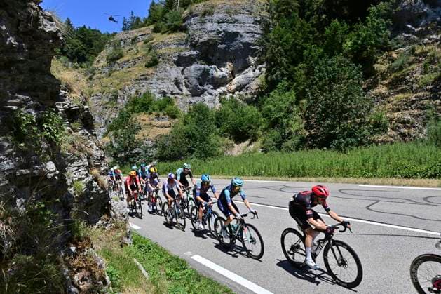Tour de France 2026 Stage 18 ORCIERES-MERLETTE, FRANCE - JULY 23 : illustration picture of the riders during stage 18 of the 113rd edition of Tour de France an UCI World Tour 2.UWT cycling road race stage for Men Elite of 185 km with start in Voiron and finish in Orcieres-Merlette on July 23, 2026 in Orcieres-Merlette, France, 23 07 2026 Orcieres-Merlette France  Copyright: xPetexGodingx