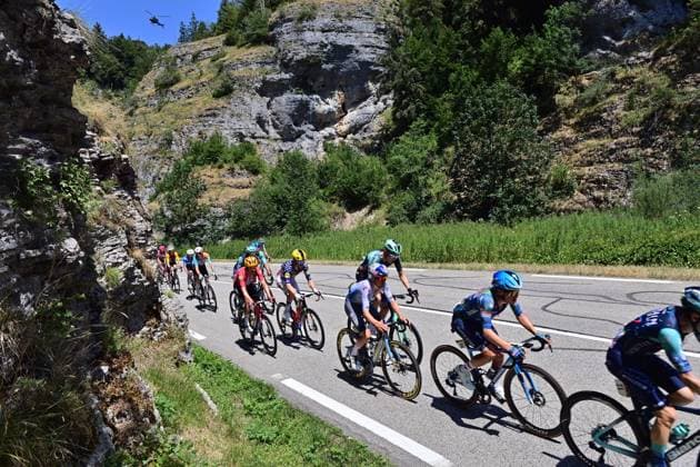 British Thomas Pidcock of Pinarello-Q36.5 Pro Cycling Team pictured in action during stage 18 of the 2026 Tour de France cycling race, a stage of 185km from Voiron to Orcieres-Merlette, on Thursday 23 July 2026. The 113th edition of the Tour de France starts on Saturday 4 July in Barcelona, Spain, and will finish in Paris, France on the 26th of July. POOLxPETExGODING  x181836814x