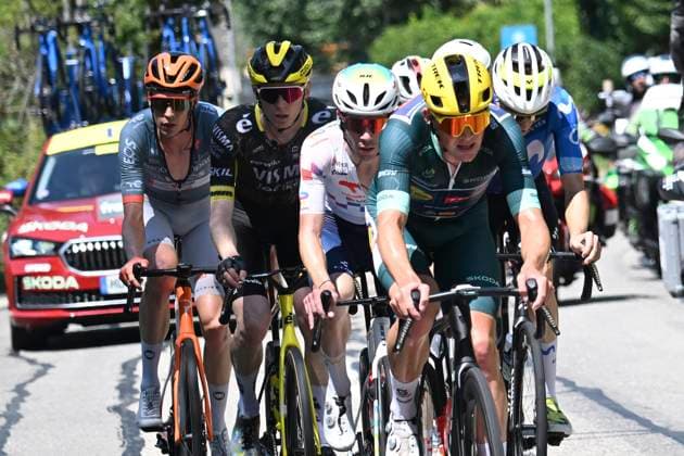 Tour de France 2026 Stage 18 ORCIERES-MERLETTE, FRANCE - JULY 23 : Pedersen Mads (DEN) of Lidl - Trek during stage 18 of the 113rd edition of Tour de France an UCI World Tour 2.UWT cycling road race stage for Men Elite of 185 km with start in Voiron and finish in Orcieres-Merlette on July 23, 2026 in Orcieres-Merlette, France, 23 07 2026 Orcieres-Merlette France  Copyright: xPetexGodingx