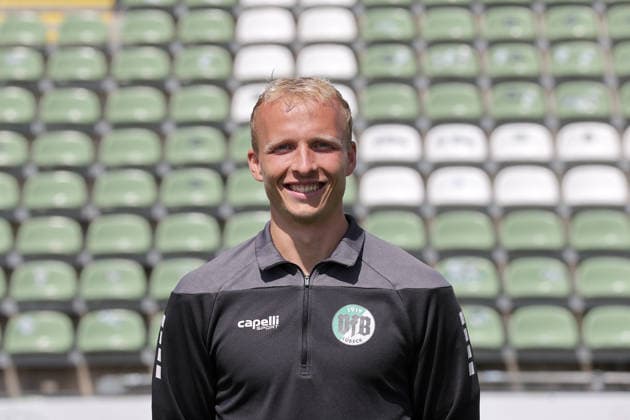 Co Trainer Lukas Oden (VfB Luebeck) ; VfB Luebeck; RL Nord Portraettermin 2026 2027 *** Assistant Coach Lukas Oden, VfB Lübeck, VfB Lübeck, RL North, Photo Op 2026–2027