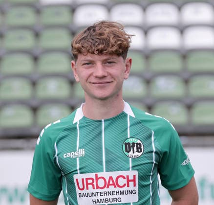 Jaromir Grimm (VfB Luebeck) ; VfB Luebeck; RL Nord Portraettermin 2026 2027 *** Jaromir Grimm, VfB Lübeck, VfB Lübeck, RL North, Photo Op 2026, 2027