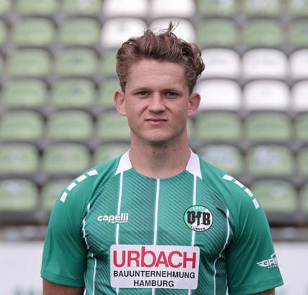 Torben Sachau (VfB Luebeck) ; VfB Luebeck; RL Nord Portraettermin 2026 2027 *** Torben Sachau, VfB Lübeck, VfB Lübeck, RL North, Photo Shoot 2026, 2027