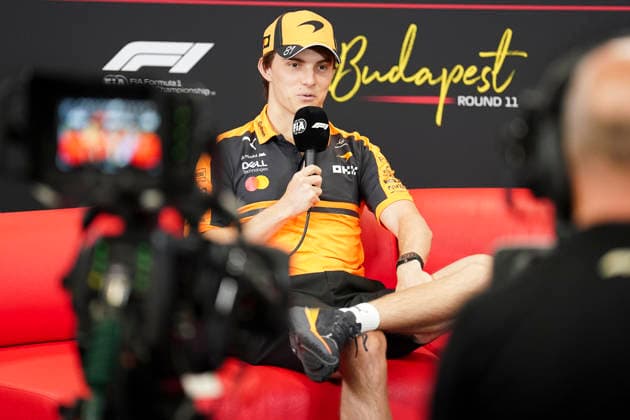 FORMULA 1 HUNGARIAN GRAND PRIX 2026 Oscar Piastri 81 (AUS) McLaren in a press conference, PK, Pressekonferenz during the Formula 1 AWS Hungarian Grand Prix 2026, Round 11 of the 2026 Formula 1 World Championship, WM, Weltmeisterschaft from 24th - 26th July 2026 at the Hungaroring, Mogyorod, Hungary. Credit: Robbie Hoad Every Second Media Editorial use only. All images are copyright Every Second Media Limited. No images may be reproduced without prior permission. Copyright: xIMAGO EveryxSecondxMediax ESM-2073-0070 RobbiexHoadx xEveryxSecondxMediax