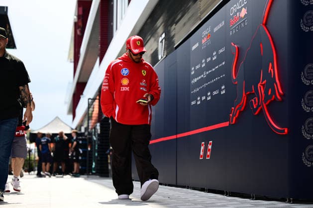 F1 Grand Prix of Hungary - Previews Lewis Hamilton of Scuderia Ferrari walks during media day of the Hungarian Grand Prix at the Hungaroring in Mogyorod, Hungary. Mogyorod Central Hungary Hungary  Copyright: xAndreaxDiodatox originalFilename:diodato-hungaria260723_npAlv.jpg