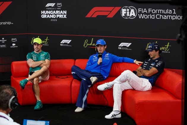 Formula 1, Hungarian Grand Prix in Budapest, Drivers press conference