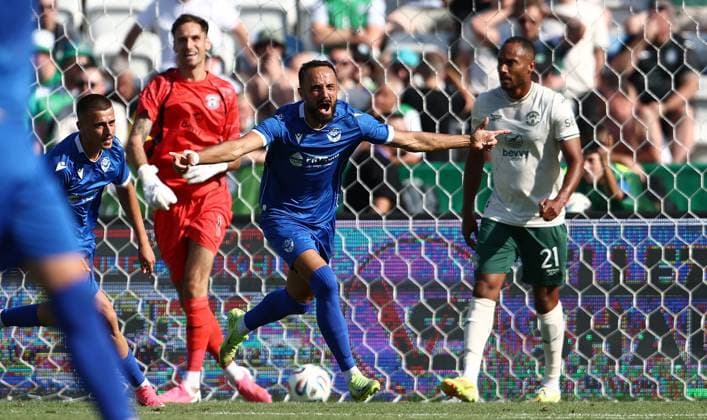 Football, ECL Qualifiers, KF UV Malisheva v Hibernian Edinburgh