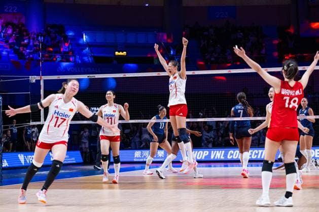 Volleyball, Women’s, Nations League, China v USA