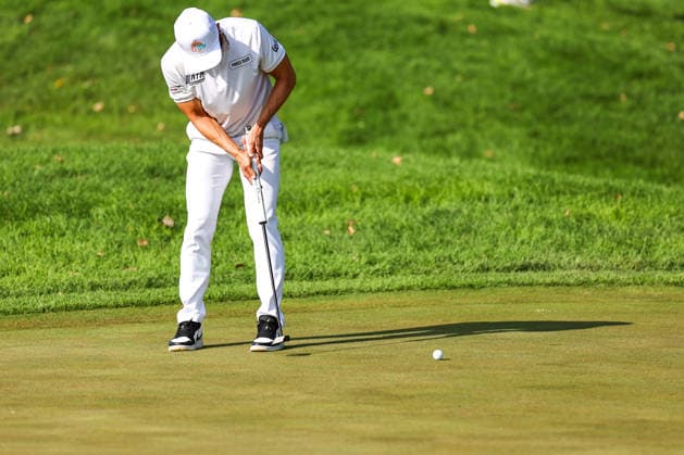 Camilo Villegas of Colombia putts on the 12th green during the first round of the 2026 3M Open at TPC Twin Cities on July 23, 2026 in Blaine, Minnesota. CSM Blaine USA - ZUMAc04_ 20260723_zma_c04_067 Copyright: xStevenxGarciax