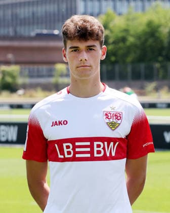 BAU Stuttgart , Lauri Penna ; VfB Stuttgart II ; 3.Liga; Porträttermin 2026 2027, *** BAU Stuttgart, Lauri Penna, VfB Stuttgart II, 3rd Division, Photo Shoot 2026–2027,