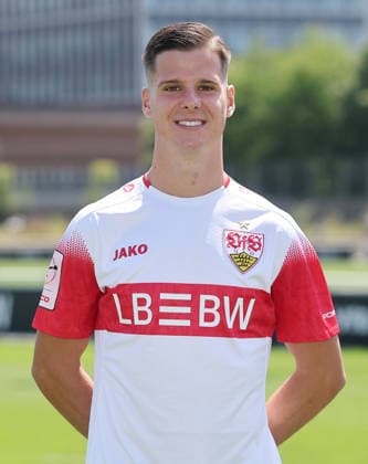 BAU Stuttgart ,Antonijo Janjic; VfB Stuttgart II ; 3.Liga; Porträttermin 2026 2027, *** BAU Stuttgart, Antonijo Janjic, VfB Stuttgart II, 3rd Division, Photo Shoot 2026–2027,