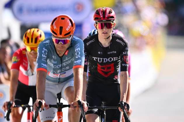 Tour de France 2026 Stage 18 ORCIERES-MERLETTE, FRANCE - JULY 23 : rider of team Tudor Pro Cycling Team during stage 18 of the 113rd edition of Tour de France an UCI World Tour 2.UWT cycling road race stage for Men Elite of 185 km with start in Voiron and finish in Orcieres-Merlette on July 23, 2026 in Orcieres-Merlette, France, 23 07 2026 Orcieres-Merlette France  Copyright: xGvgx