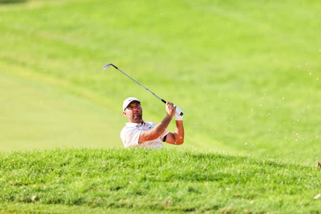 Golf 2026: PGA, Golf Herren 3M Open: Round 1 Scottie Scheffler of the United States plays a bunker shot on the 12th hole during the first round of the 2026 3M Open at TPC Twin Cities on July 23, 2026 in Blaine, Minnesota. Steven Garcia CSM (Credit Image: Â Steven Garcia Cal Media) Blaine Minnesota USA EDITORIAL USE ONLY Copyright: xx ZUMA-20260723_zma_c04_048.jpg StevenxGarciax csmphotothree505480