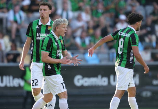 GÖTEBORG, SVERIGE 20260723 Gais Robert Frosti Ãžorkelsson ( 17) regaerar efter bra malchans under onsdagens kval till till Conference League, första matchen, mellan Gais och FC Nordsjaelland pa Gamla Ullevi. GÖTEBORG SVERIGE x9200x *** GOTHENBURG, SWEDEN 20260723 GAIS Robert Frosti Öorkelsson, No. 17, celebrates after a good scoring chance during Wednesday s Conference League qualifier, the first match, between GAIS and FC Nordsjælland at Gamla Ullevi, GOTHENBURG, SWEDEN x9200x  Copyright: xAdamxIhse TTx CONFERENCE LEAGUE KVAL GAIS-NORDSJÄLLAND