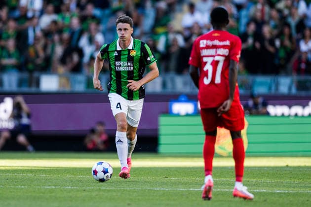 260723 Oskar Agren of GAIS during the UEFA Conference League qualification match between GAIS and FC Nordsjälland on July 23, 2026 in Göteborg. Photo: Michael Erichsen BILDBYRAN COP 89 MI1001 fotboll football soccer fotball uefa conference league conference league gais fc nordsjälland bbeng kval qualifying round qualification *** July 23, 2026: Oskar Agren of GAIS during the UEFA Conference League qualifying match between GAIS and FC Nordsjælland on July 23, 2026 in Gothenburg. Photo by Michael Erichsen, BILDBYRAN COP 89 MI1001. soccer, football, fotball, UEFA Conference League, Conference League, GAIS, FC Nordsjälland, BBENG, qualifying round, qualification  Copyright: MICHAELxERICHSEN BB260723MI017