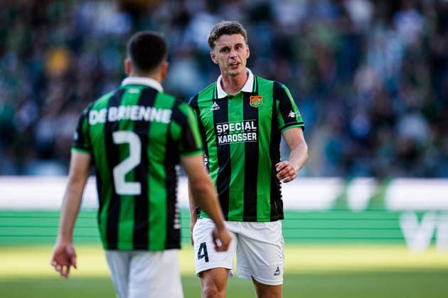 260723 Matteo De Brienne and Oskar Agren of GAIS during the UEFA Conference League qualification match between GAIS and FC Nordsjälland on July 23, 2026 in Göteborg. Photo: Michael Erichsen BILDBYRAN COP 89 MI1001 fotboll football soccer fotball uefa conference league conference league gais fc nordsjälland bbeng kval qualifying round qualification *** July 23, 2026: Matteo De Brienne and Oskar Agren of GAIS during the UEFA Conference League qualifying match between GAIS and FC Nordsjælland on July 23, 2026 in Gothenburg. Photo by Michael Erichsen, BILDBYRAN COP 89 MI1001. soccer, football, fotball, UEFA Conference League, Conference League, GAIS, FC Nordsjälland, BBENG, qualifying round, qualification  Copyright: MICHAELxERICHSEN BB260723MI020