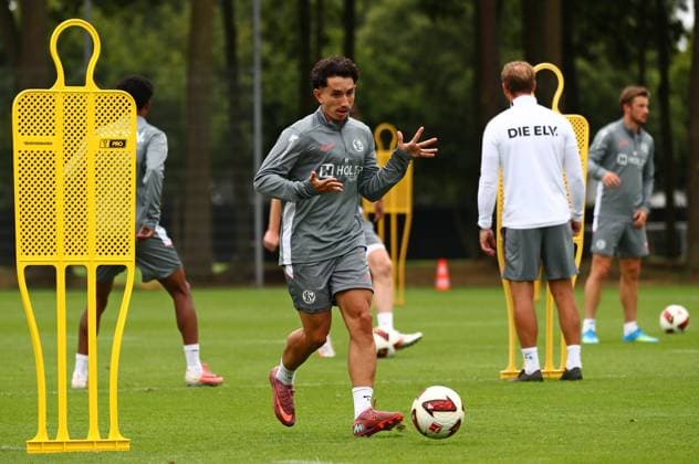 23.07.2026, NED, Fußball, Herren, 1. Bundesliga, Saison 2026 2027, Trainingslager, Rasenplatz, SV Elversberg Jason Ceka ( SV Elversberg 11 ) Stroe Rasenplatz Gelderland Niederlande *** July 23, 2026, NED, Soccer, Men s, 1st Bundesliga, 2026–2027 Season, Training Camp, Grass Field, SV Elversberg, Jason Ceka, SV Elversberg 11, Stroe, Grass Field, Gelderland, Netherlands Copyright: xNordphotox xSMx