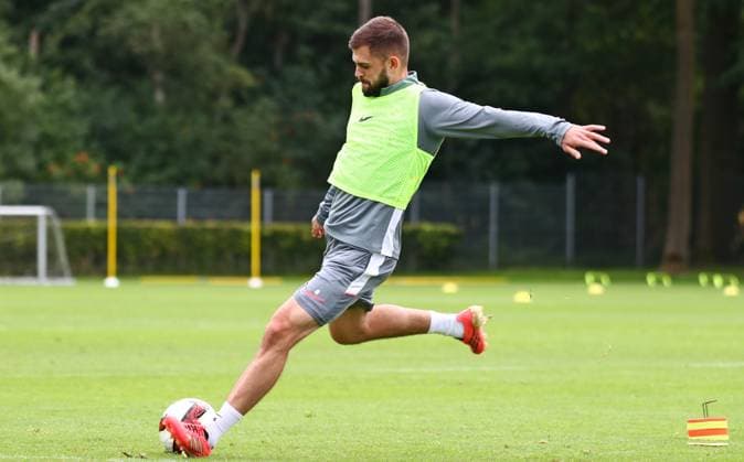 23.07.2026, NED, Fußball, Herren, 1. Bundesliga, Saison 2026 2027, Trainingslager, Rasenplatz, SV Elversberg Lukasz Poreba ( SV Elversberg 8 ) Stroe Rasenplatz Gelderland Niederlande *** July 23, 2026, NED, Soccer, Men s, 1st Bundesliga, 2026–2027 Season, Training Camp, Grass Field, SV Elversberg Lukasz Poreba SV Elversberg 8 Stroe Grass Field Gelderland Netherlands Copyright: xNordphotox xSMx