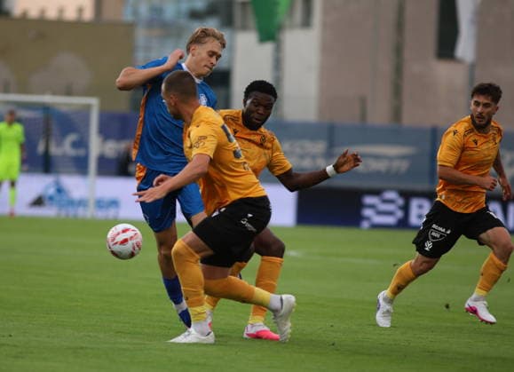 Croatia, Varazdin, July 26, 2023. City Stadium. First leg of the UEFA Europa Conference League second qualifying round: Varadin vs. Jablonec. Photo: Zeljko Hajdinjak CROPIX Copyright: xxZeljkoxHajdinjakx varazdimn_jablonec5-230726