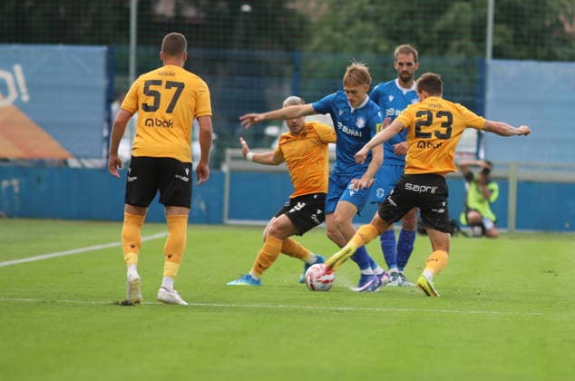 Croatia, Varazdin, July 26, 2023. City Stadium. First leg of the UEFA Europa Conference League second qualifying round: Varadin vs. Jablonec. Photo: Zeljko Hajdinjak CROPIX Copyright: xxZeljkoxHajdinjakx varazdimn_jablonec3-230726